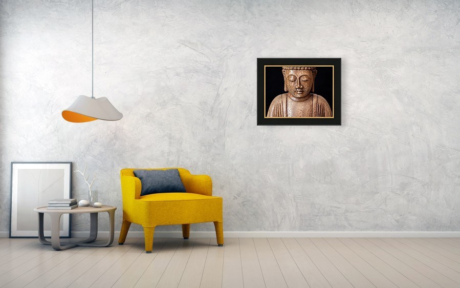 The Buddha - canvas print on the wall.