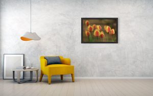 Tulips - Artistic Photography Print - Visualization in the Room