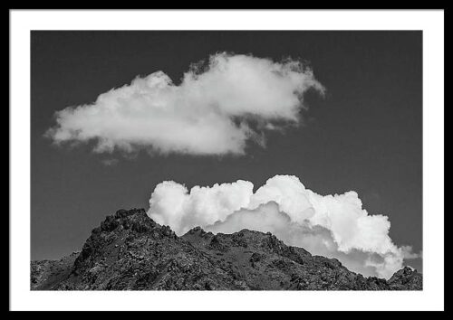 Clouds over the rock - Framed photography print, Framed Landscapes, Clouds over the rock – Framed photography print