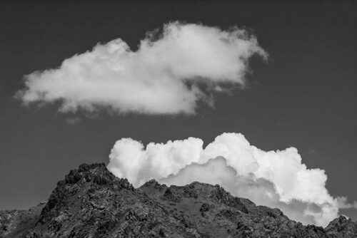 Clouds over the rock - Fine art photography