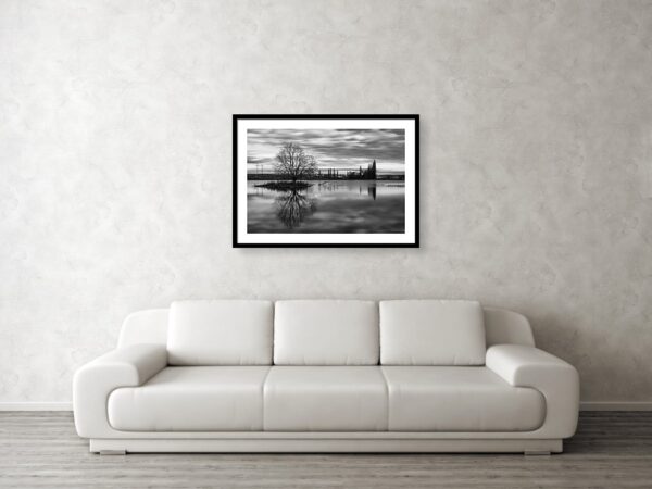 The tree in the Water Art Print