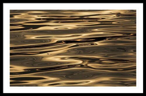Golden river in Prague - Framed photography for sale, Framed Abstract, Golden river in Prague – Framed photography for sale