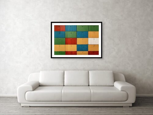 Colorful Beehives - Fine art photography visualisation - Abstract