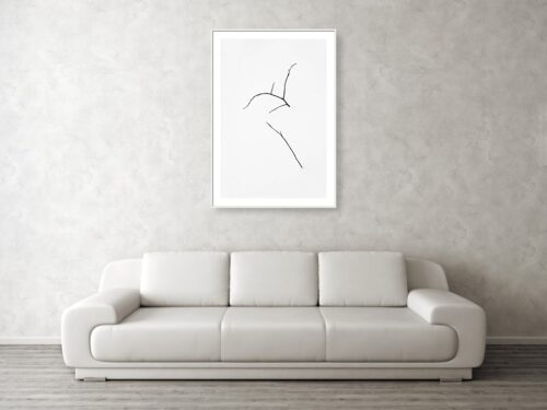 Winter Minimalism - Wall Art Visualisation - Abstract