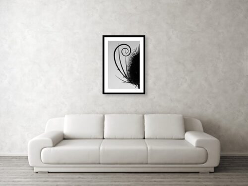 Visualization of the photo on the wall of the apartment - Abstract