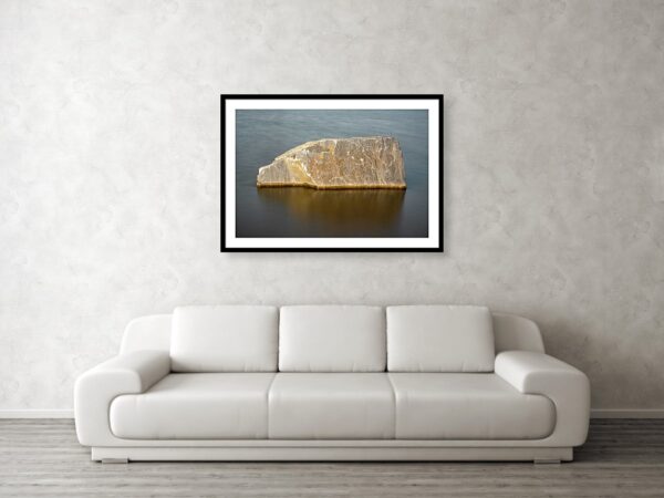 Rock in the Water - Wall Art Print Visualisation