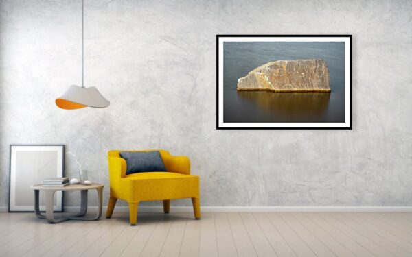 Rock in the Water - Wall Art Print Visualisation