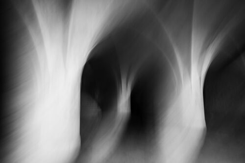 Corpus Christi Chapel Abstract Architectural Photography Print - Art print by Martin Vorel