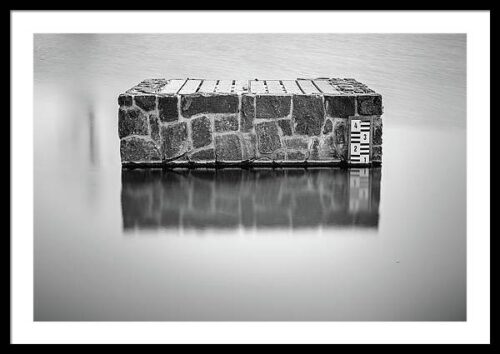 A Cube in the Water - Framed Photography Print, Framed Architectural, A Cube in the Water – Framed Photography Print
