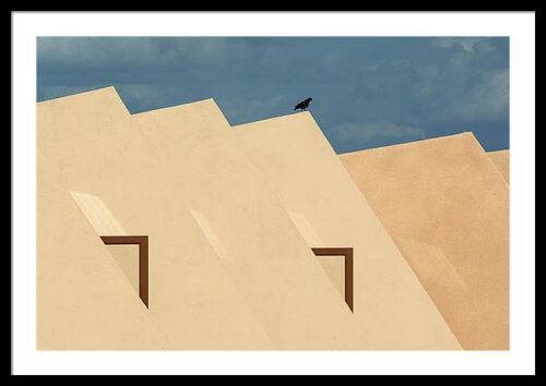 Desert house - Minimalist framed photography, Framed Photography, Desert house – Minimalist framed photography