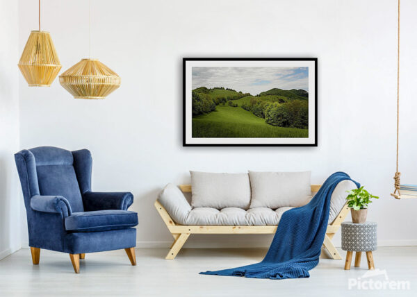 Green Carpathian Hills - Landscape Photography Wall Art Visualisation