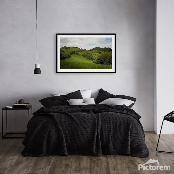 Green Carpathian Hills - Landscape Photography Wall Art Visualisation