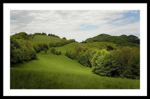 Green Carpathian Hills - Framed fine art landscape photography, Framed Photography, Green Carpathian Hills – Framed fine art landscape photography