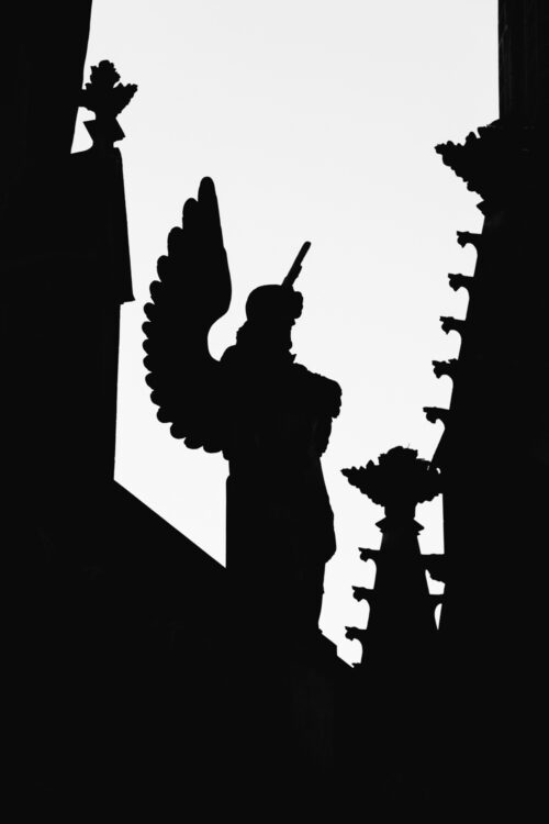 The Silhouette of an Angel - Fine Art Photography Print, Silhouettes, The Silhouette of an Angel – Fine Art Photography Print