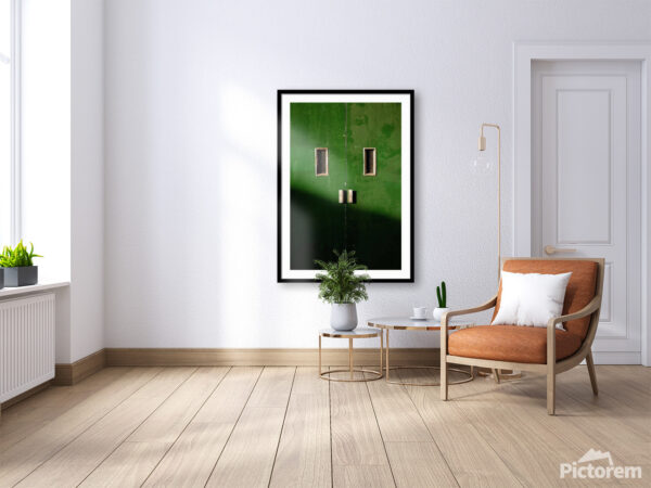 Visualisation of minimalist architectural photography in an interior.