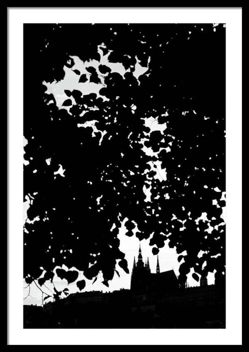 Prague Castle Silhouette II - Fine Art Framed Print, Framed Photography, Prague Castle Silhouette II – Fine Art Framed Print