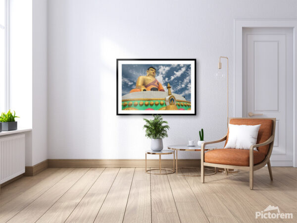 Colorful Buddha - Visualization in the interior