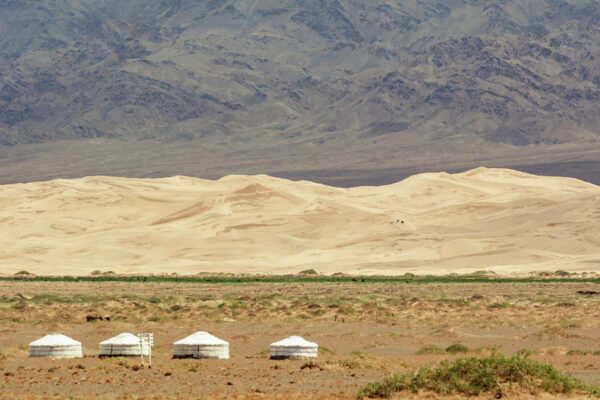 Sand dunes in Mongolia