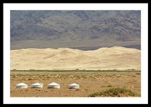 Sand dunes in Mongolia - Fine Art Photography Print, Framed Landscapes, Sand dunes in Mongolia – Fine Art Photography Print