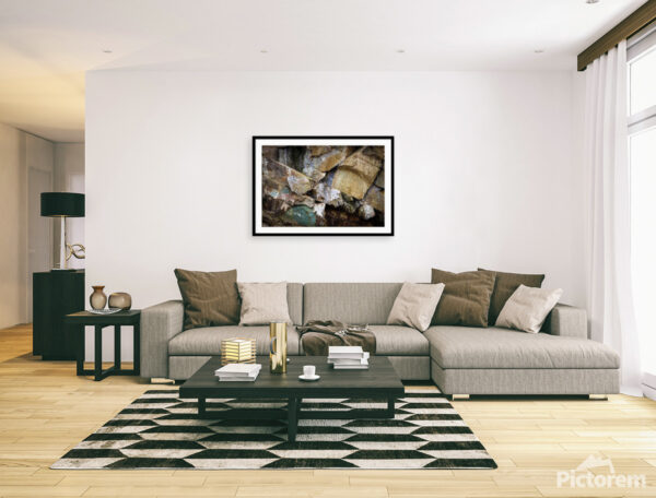 Abstract Rock - Fine Art Photography Visualization in the interior