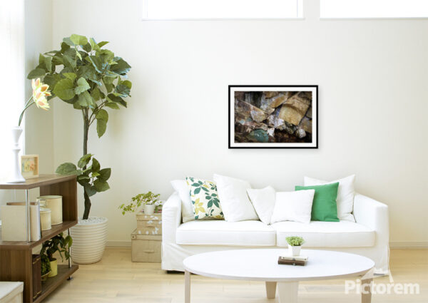 Abstract Rock - Fine Art Photography Visualization in the interior