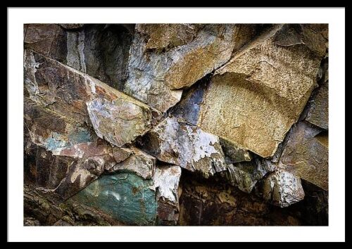 Abstract Colorful Rock - Framed Photography Art Print, Framed Abstract, Abstract Colorful Rock – Framed Photography Art Print