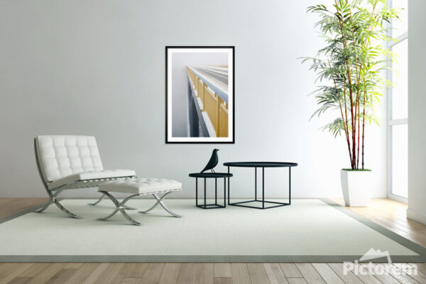 Bridge in the Fog - Fine Art Photography Visualization in the interior