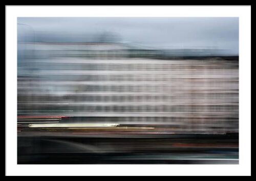 Abstract Photo of the Dancing House in Prague - Framed art print, Framed Architectural, Abstract Photo of the Dancing House in Prague – Framed art print