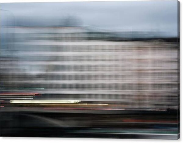 Abstract Photo of the Dancing House in Prague - Canvas print for sale