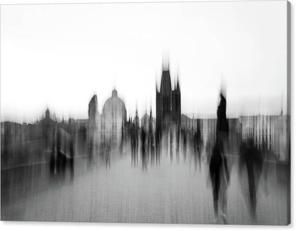 Charles Bridge in Prague – Abstract Fine Art – Canvas Photography Print
