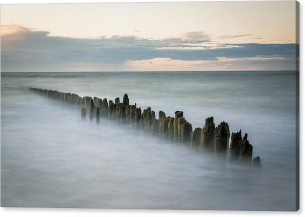 Baltic Sea in Poland I. – Long Exposure – Canvas Photography Print