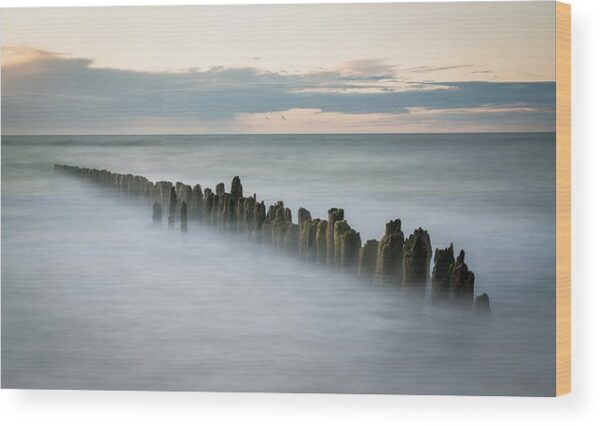 Baltic Sea in Poland I. – Long Exposure – Wood Print