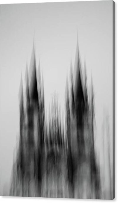, Abstract Canvas Prints, dark-and-abstract-photography-of-prague-church-canvas-print
