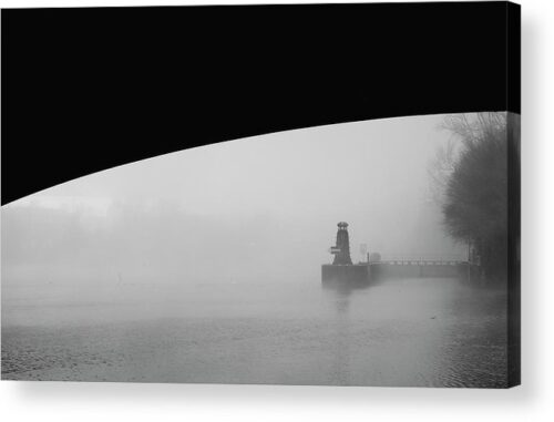 , Architectural Acrylic Prints, fog-over-the-river-in-prague-acrylic-print