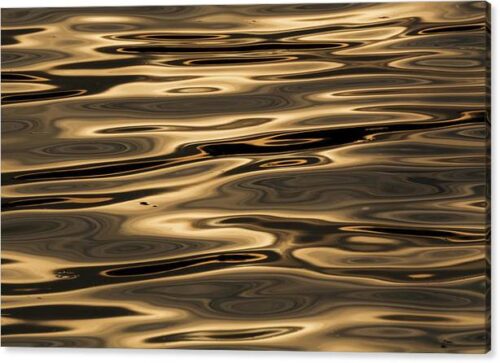, Abstract Canvas Prints, golden-water-canvas-print