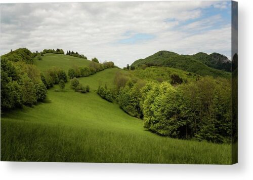 , Landscape Acrylic Prints, green-carpathian-hills-acrylic-print