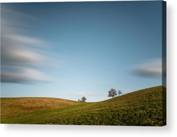 Hilly Landscape in Bohemian Paradise – Acrylic Print