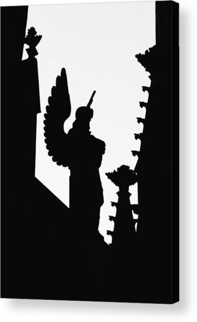 , Architectural Acrylic Prints, the-silhouette-of-an-angel-acrylic-print