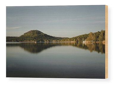Landscape photographs printed on wooden board for sale
