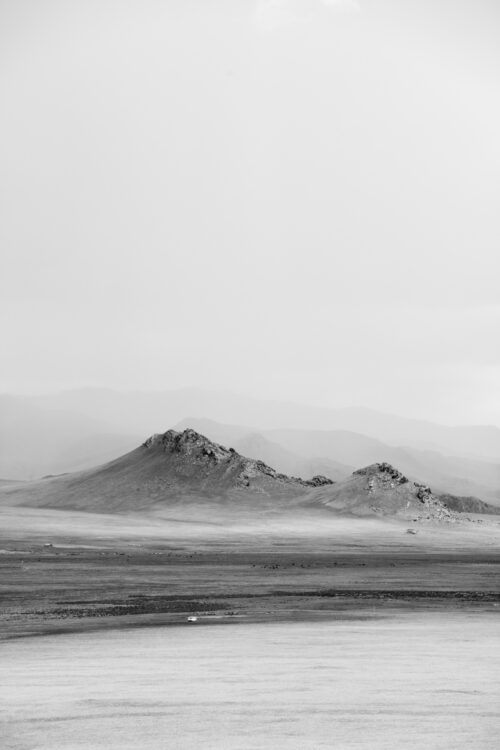 Mongolian Landscape - B&W photography print for sale, Minimalism, Mongolian Landscape – B&W photography print for sale