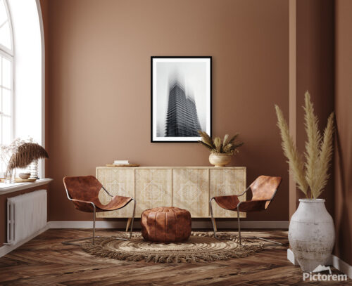 Abstract architecture photography - Multiple exposure II. - An image of domestic living room - render image. - Abstract