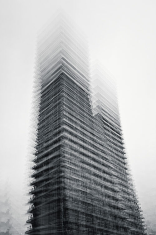 Abstract architecture photography - Multiple exposure II. - Fine art print, Black & White, Abstract architecture photography – Multiple exposure II. – Fine art print