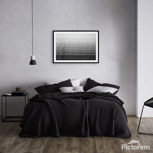 Line of trees - An image of domestic living room - render image. - Abstract