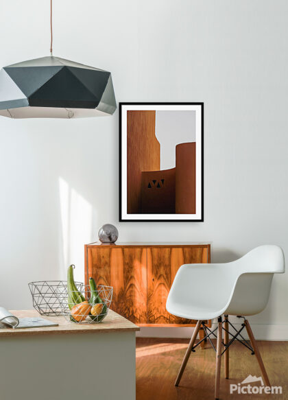 MInimalist architecture photography print. An image of domestic living room - render image. - Egypt