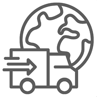 Worldwide shipping