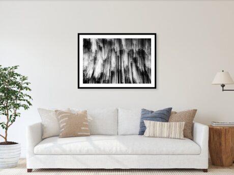 Abstract Forest ICM - Visualization of framed print in modern interior - Abstract