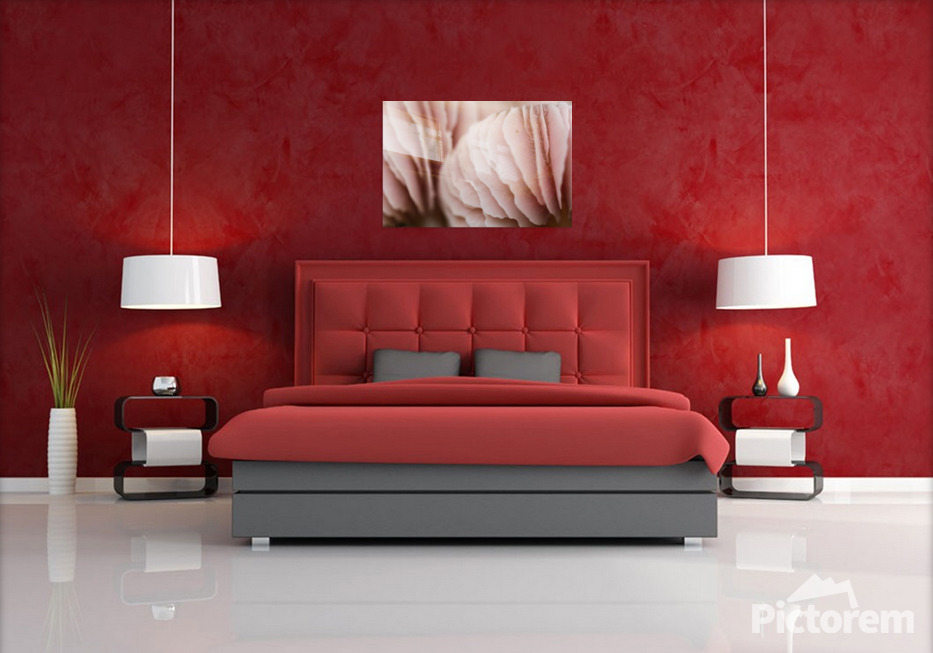 Fine art photography prints for hotels Fine art photograph on the wall of hotel bedroom.