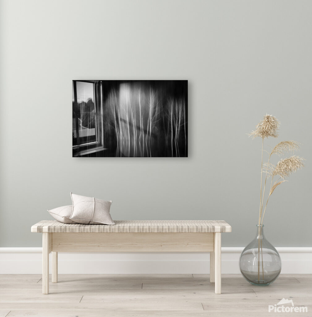 Fine art photography prints for hotels Black and white fine art photography in minimalist style hotel room.