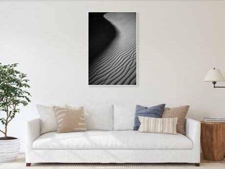 Sand Dune Ripples Close-Up in Morocco - nature interior wall art - Abstract