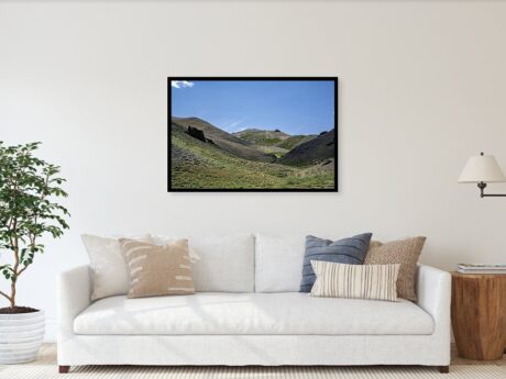 The Green Hills of the Yolin Am Canyon in Mongolia - Modern interior wall art